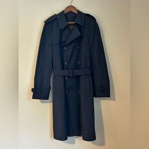 Botany 500 Men’s All-Weather Trench Coat Black Size 36L